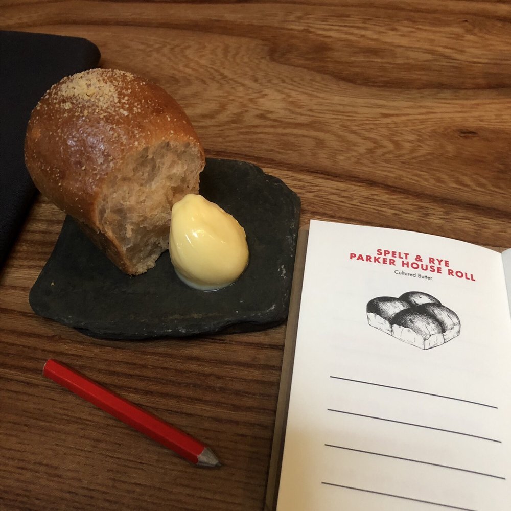 Lazy Bear - Spelt and rye parker house roll - New American Near Me - San Francisco, California
