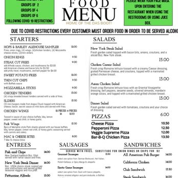 Hops and Barley Alehouse - Menu - Sports Bars Near Me - South Gate, California Hops and Barley Alehouse - Menu - Sports Bars Near Me - South Gate, California