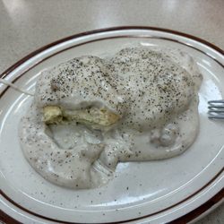 Leo’s Coney Island - Half order Biscuits & Gravy
