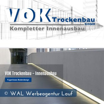 WAL Werbeagentur-Lauf.de - Die Webseite von VOK Trockenbau GmbH - Marketing Near Me - Lauf, BY