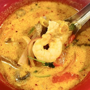 Zaap Thai Cuisine - Tom Yum combination soup (5/5) - Thai Near Me - Bossier City, Louisiana Zaap Thai Cuisine - Tom Yum combination soup (5/5) - Thai Near Me - Bossier City, Louisiana