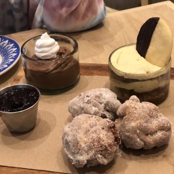 Bottiglia - Dessert sampler.  Lemon Poppy Seed Donuts.  Wow wow. So good - Italian Near Me - Henderson, Nevada