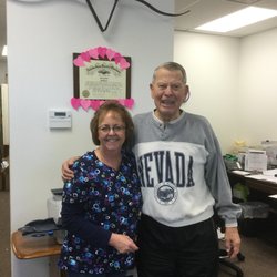 Owner, Wanda Hill, with Al Kaiser, Managing Pharmacist at Flying Diamond Pharmacy.