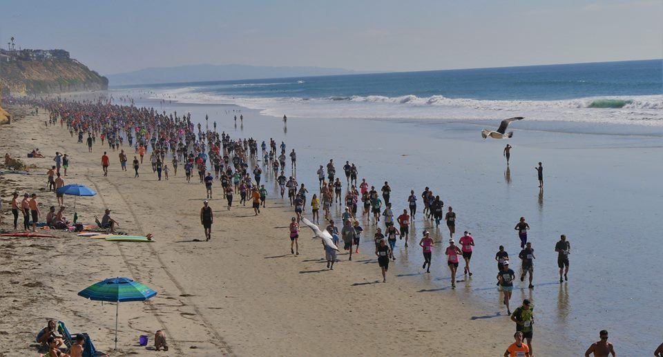 Surfing Madonna Beach Run