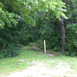 Sauerman Woods - Small trail entrance