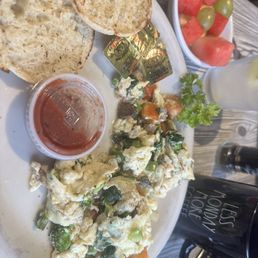 Healthy Egg White Scramble