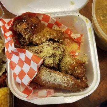 Lone Star Seafood - Garlic parmesan wings - Seafood Near Me - Houston, Texas Lone Star Seafood - Garlic parmesan wings - Seafood Near Me - Houston, Texas