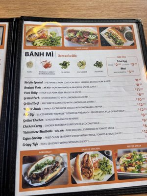 Menu photo 2 Bánh Mì Hội An San Diego, CA Menu photo 2 Bánh Mì Hội An San Diego, CA