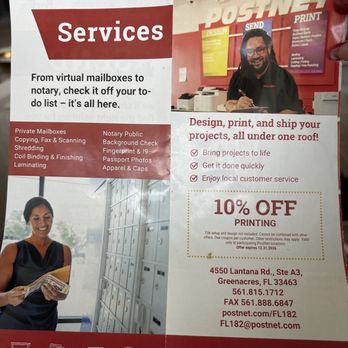 PostNet - Brochure - Shipping Centers Near Me - Greenacres, Florida PostNet - Brochure - Shipping Centers Near Me - Greenacres, Florida