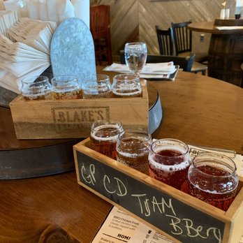 Blake's Tasting Room - A flight of cider is the way to go. - Wineries Near Me - Armada, Michigan Blake's Tasting Room - A flight of cider is the way to go. - Wineries Near Me - Armada, Michigan