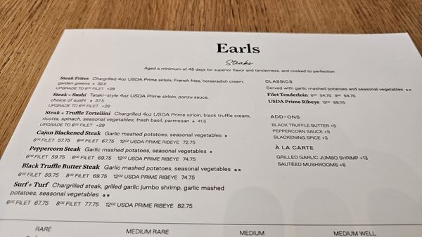 Menu photo 7 Earls Kitchen + Bar Denver, CO
