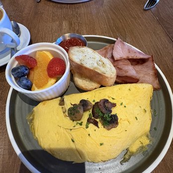 The Story Cafe - Truffle and mushroom omelette -- couldn't taste the truffle - Pizza Near Me - Richmond, British Columbia The Story Cafe - Truffle and mushroom omelette -- couldn't taste the truffle - Pizza Near Me - Richmond, British Columbia