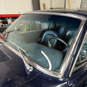 AG Tech Auto Glass - 1965 Ford Mustang New Windshield - Auto Glass Services Near Me - Vista, California AG Tech Auto Glass - 1965 Ford Mustang New Windshield - Auto Glass Services Near Me - Vista, California