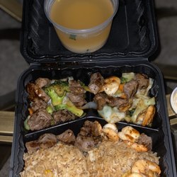 Ichiro Hibachi Express - Hibachi Chicken and Steak, w/ Miso Soup