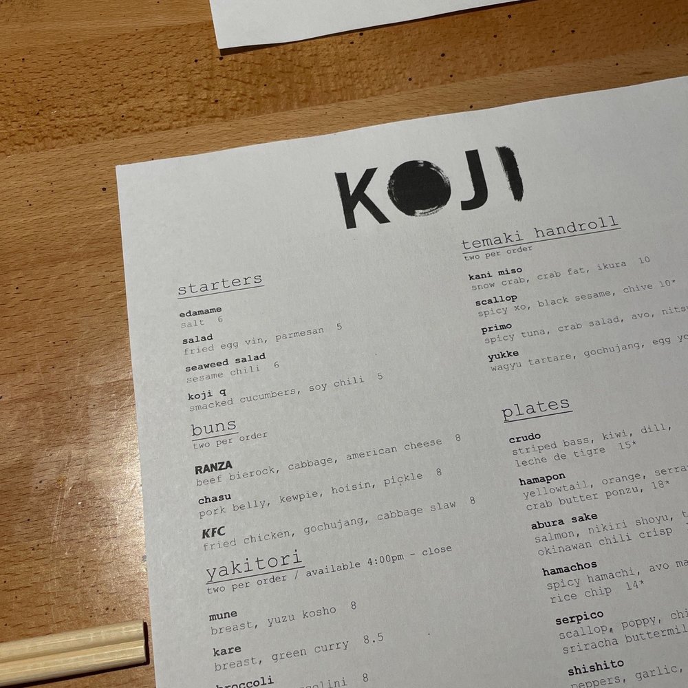 Koji - Menu - Sushi Bars Near Me - Omaha, Nebraska Koji - Menu - Sushi Bars Near Me - Omaha, Nebraska