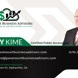 Paramount Business Advisors - Your #1 choice if you're looking for an Alpharetta, GA based CPA for business and personal tax preparation.