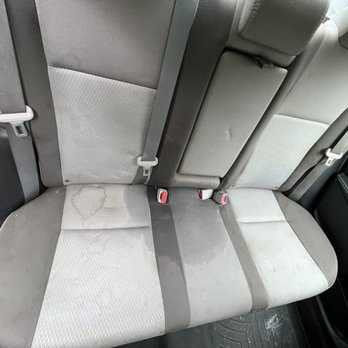 Bear Detailing - Before the car detailing (backseat) - Auto Detailing Near Me - Troutdale, Oregon