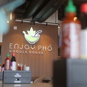 Enjoy Pho - Elegant indoor restaurant sign! - Vietnamese Near Me - Orange, California Enjoy Pho - Elegant indoor restaurant sign! - Vietnamese Near Me - Orange, California