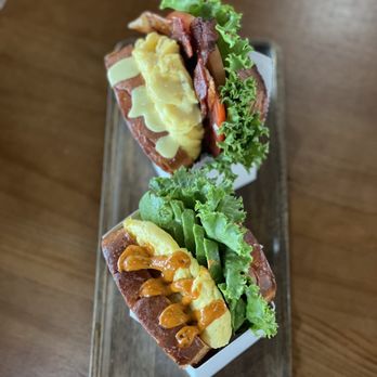 Semicolon Cafe - BELT on top, Avocado on bottom - Sandwiches Near Me - Chantilly, Virginia Semicolon Cafe - BELT on top, Avocado on bottom - Sandwiches Near Me - Chantilly, Virginia