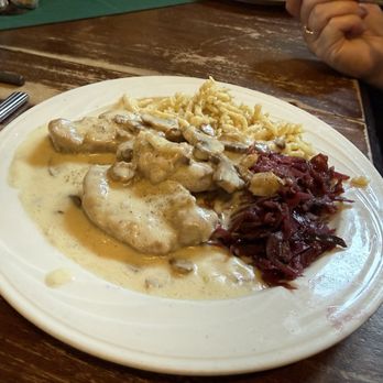 Rheinblick German Restaurant - Schweinemedaillons with amazing wine gravy. - German Near Me - Canandaigua, New York Rheinblick German Restaurant - Schweinemedaillons with amazing wine gravy. - German Near Me - Canandaigua, New York