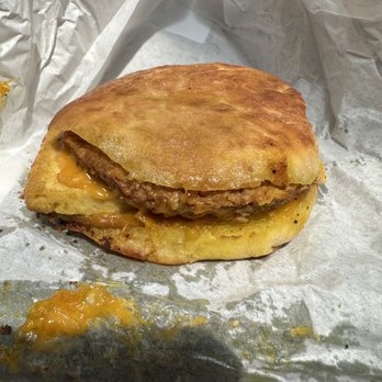 Cafe Red - sausage breakfast sandwich - Coffee & Tea Near Me - Seattle, Washington Cafe Red - sausage breakfast sandwich - Coffee & Tea Near Me - Seattle, Washington