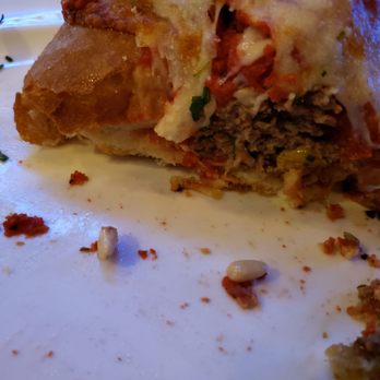 The Dish Room - Meatball sub has soft raisins and pine nuts inside. Added very welcome flavor but beware if you have a nut allergy. - New American Near Me - Burlington, Colorado The Dish Room - Meatball sub has soft raisins and pine nuts inside. Added very welcome flavor but beware if you have a nut allergy. - New American Near Me - Burlington, Colorado