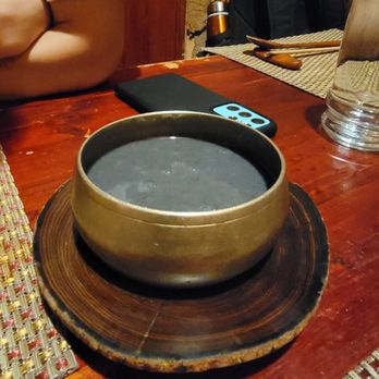 HanGawi - Black sesame soup - Vegetarian Near Me - New York, New York HanGawi - Black sesame soup - Vegetarian Near Me - New York, New York