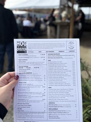 Menu photo 1 Hog Island Oyster Marshall, CA Menu photo 1 Hog Island Oyster Marshall, CA