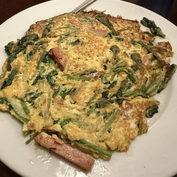 Azuma Japanese Restaurant - Pan-Fried Spam & Spinach Omelette - Izakaya Near Me - Gardena, California Azuma Japanese Restaurant - Pan-Fried Spam & Spinach Omelette - Izakaya Near Me - Gardena, California