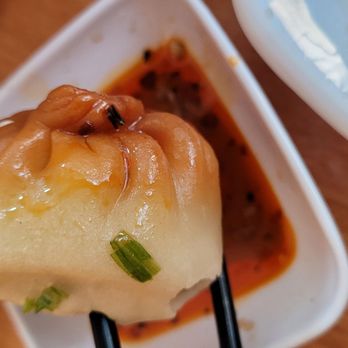 Sang-Ji Fried Bao - Original sang-ji soaked in chili oil and soy sauce blend - Dumplings Near Me - Toronto, Ontario Sang-Ji Fried Bao - Original sang-ji soaked in chili oil and soy sauce blend - Dumplings Near Me - Toronto, Ontario
