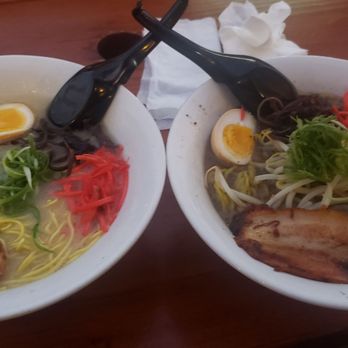 GONZO!  - Left: tonkotsu ramen, right: gonzo black - Ramen Near Me - Carlsbad, California