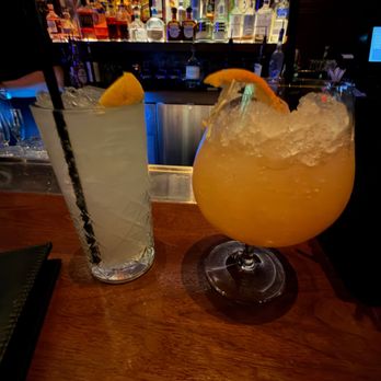 Caspian's Rock & Roe - Pear-Fecta and Feet In The Sand cocktails - Speakeasies Near Me - Las Vegas, Nevada