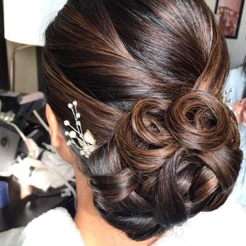 She Managed To Put Up All My Hair In The Updo I Have A Lot Of
