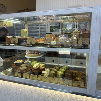 Mitten Sweets & Coffee - Pastry case, June 2024 - Desserts Near Me - Seattle, Washington