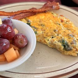 Jack's Family Restaurant - Veggie Omelette was great (with bacon).