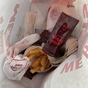 Arby's - Bag of food with fries and slider - Fast Food Near Me - Gilbert, Arizona Arby's - Bag of food with fries and slider - Fast Food Near Me - Gilbert, Arizona