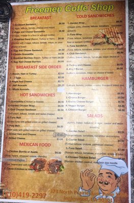 Menu photo 4 Free Man Coffee Shop Inglewood, CA Menu photo 4 Free Man Coffee Shop Inglewood, CA