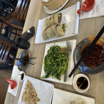 Dumpling and Noodle House - (Pork,shrimp, chives, egg) dumplings Scallion Pancake Stir-Fried Pea Sprout Chinese Beef Roll Sesame Ball - Noodles Near Me - Concord, California Dumpling and Noodle House - (Pork,shrimp, chives, egg) dumplings Scallion Pancake Stir-Fried Pea Sprout Chinese Beef Roll Sesame Ball - Noodles Near Me - Concord, California