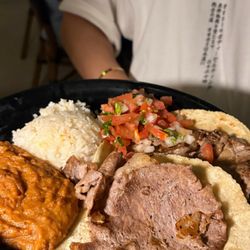 Costa Pacifica Margarita Garden - Ribeye tacos.