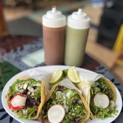 El Cuñao  Deli - 3 Carne Asada Tacos (~$14)