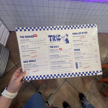 Tim's Avenue - Menu 5/20/26 - Asian Fusion Near Me - Anaheim, California