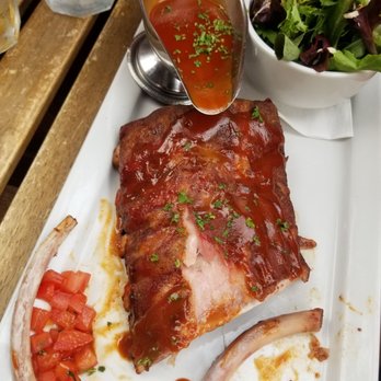 Brussels Bistro - Dont get this rib it's not something I recommend - Belgian Near Me - Laguna Beach, California