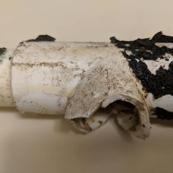 Robertson Morrison - RM left a broken T junction on the master drain pipe - Heating & Air Conditioning/HVAC Near Me - Ann Arbor, Michigan