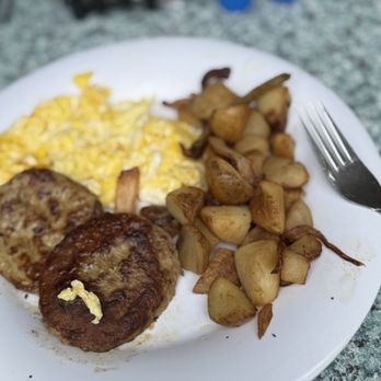 Schooner or Later - 2 Eggs with Choice of Meat turkey sausage with Homestyle Potatoes - Sandwiches Near Me - Long Beach, California Schooner or Later - 2 Eggs with Choice of Meat turkey sausage with Homestyle Potatoes - Sandwiches Near Me - Long Beach, California