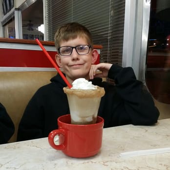 Galaxy Diner - This is the Red Cow. My son is so picky about food and drinks. He devoured this! - Diners Near Me - Flagstaff, Arizona