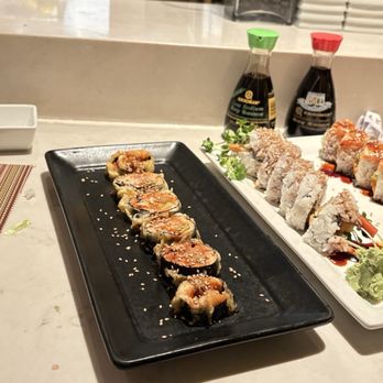 Ondori Asian Kitchen - Las Vegas Roll Crunchy Roll Shrimp Tempura Roll Smoke on the Alaska Roll* - Chinese Near Me - Las Vegas, Nevada Ondori Asian Kitchen - Las Vegas Roll Crunchy Roll Shrimp Tempura Roll Smoke on the Alaska Roll* - Chinese Near Me - Las Vegas, Nevada