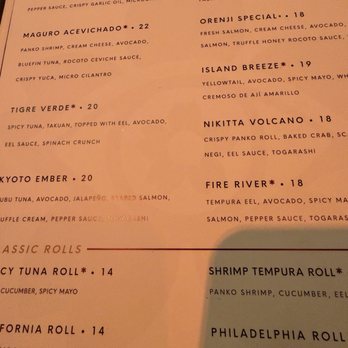 Nikitta Orlando - Menu - Japanese Near Me - Orlando, Florida