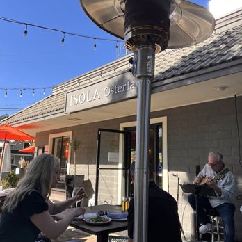 Isola Osteria - Nice day to sit in the patio with a little music - Italian Near Me - Danville, California Isola Osteria - Nice day to sit in the patio with a little music - Italian Near Me - Danville, California