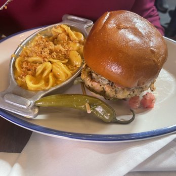 The Rustic - Chipotle Salmon Burger* - New American Near Me - Dallas, Texas The Rustic - Chipotle Salmon Burger* - New American Near Me - Dallas, Texas