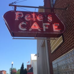 Pete's Cafe - Signage